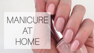 OPI MANICURE AT HOME STEP BY STEP TUTORIAL | OPI nail polish baby take a vow| MANICURE FOR BEGINNERS