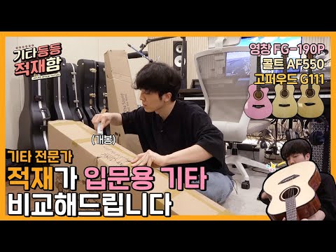 적재가 입문용 기타 비교해드립니다. 근데 이제 언박싱을 곁들인… | [기타등등 적재함] Vlog EP.8