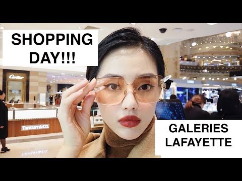 Khánh linh Travel # 3 - Um dia de compras – Compras com Linh em Paris – O que há nas Galeries Lafayette?