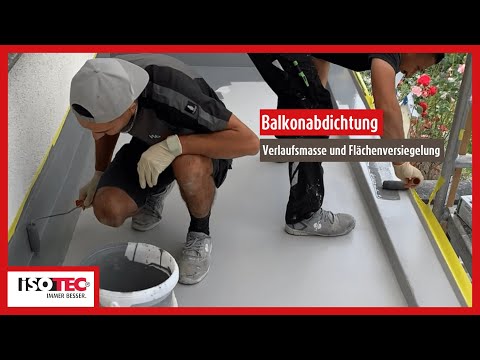 Balkonsanierung mit Flüssigkunststoff [Abdichtung] | ISOTEC Kortholt