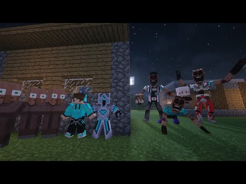 100 DAYS WE WERE TORTURED AS DAJJAL-MIMIC GHOSTS IN MINECRAFT! 100 YOUTUBERS BECOME DEMON HUNTERS