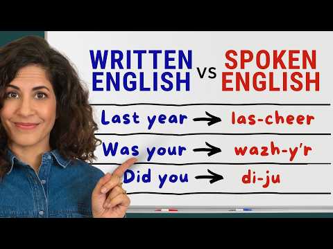 This is how English REALLY sounds