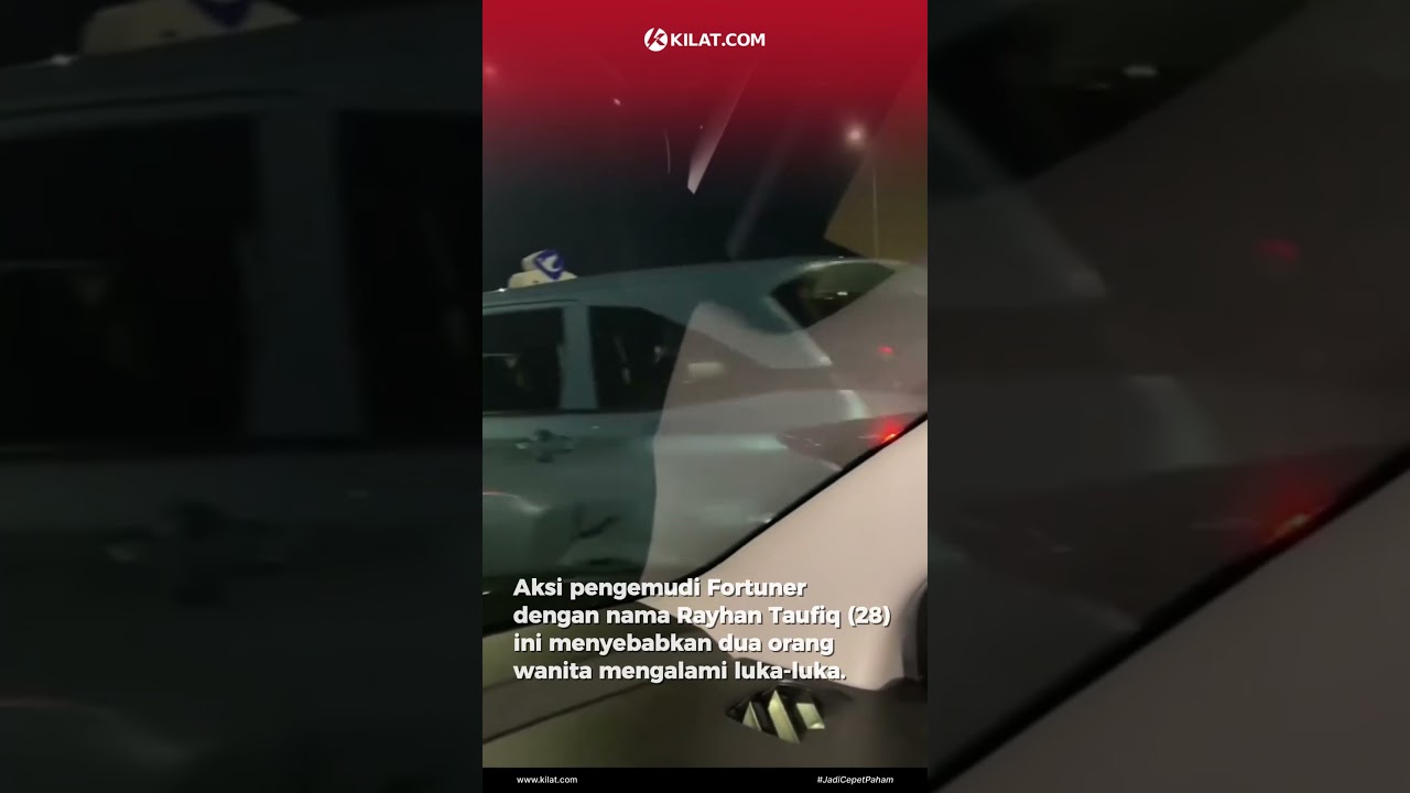 Aksi Pengemudi Fortuner Ugal-ugalan di Tol Andara Viral, Melaju 100 Km/Jam Hingga Tabrak Mobil Agya