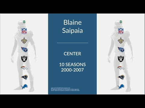 Blaine Saipaia: Football Center and Guard