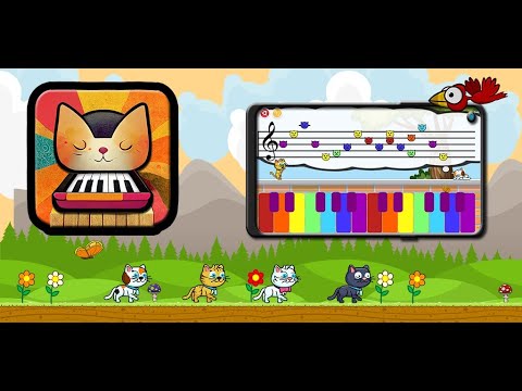 Cat Piano Meow - Sounds & Game Video