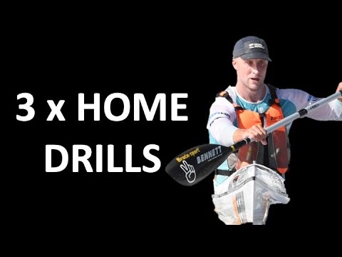 Surf ski or kayak technique 3 easy home drills