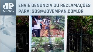 Parque abandonado em SP sofre com erosão e tem esgoto a céu aberto