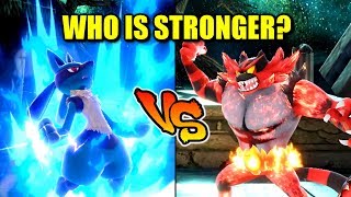 Max Aura Lucario VS Max Revenge Incineroar - Who is Stronger in Super Smash Bros. Ultimate?