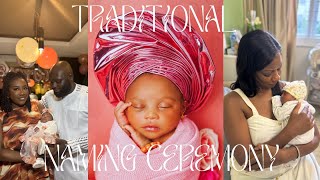 FINALLY NAMED! BLACK AMERICANS FIRST TRADITIONAL NAMING CEREMONY + First Week Home With Baby