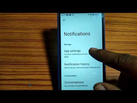 how to turn on apps notification allow,apni apps ki notification allow kaise karen Nokia 3.1