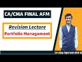 PORTFOLIO MANAGEMENT Revision CA CMA Final SFM Complete ICAI Coverage By CA Ajay Agarwal AIR 1