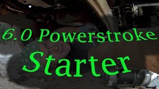 6.0 Powerstroke Starter Replacement
