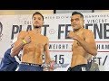 BRYANT PERRELLA VS. ABEL RAMOS - FULL WEIGH IN AND FACE OFF VIDEO