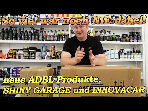 Schwerstes Paket EVER! Die neuen ADBL Produkte sind endlich da! SHINY GARAGE und INNOVACAR Unboxing