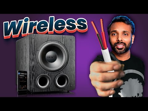 Make Home Theater Subwoofer and Speakers Wireless Easily !