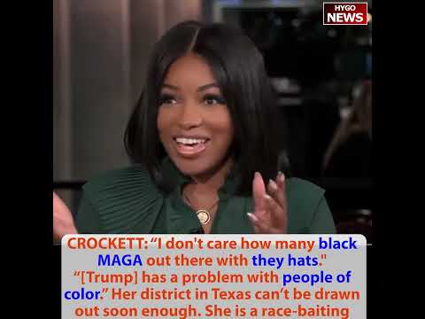 Heir apparent Vance; CROCKETT: black MAGA, problem with people of color; Dem fleeing TX backfiring