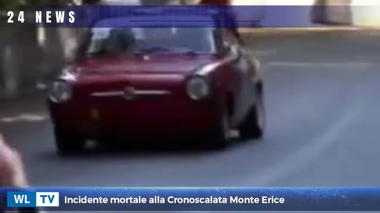 Incidente mortale alla Cronoscalata Monte Erice