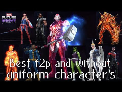 Best without uniform Characters for free to play and new players | Marvel Future Fight | #mff