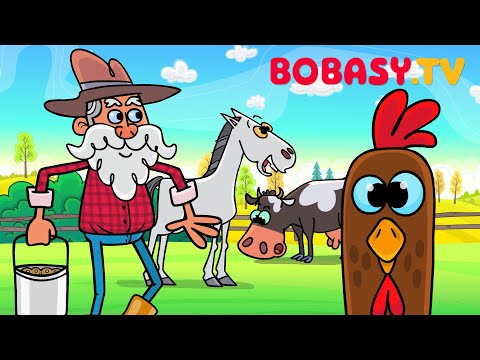 Stary Rolnik Farmę Miał - Piosenki dla DZIECI - BOBASY TV
