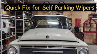 Wipers Won't Park Right