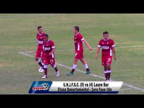 U.N.J.F.S.C. (0) vs (4) LAURE SUR - ETAPA DEPARTAMENTAL - 1ERA FASE/IDA 2018.