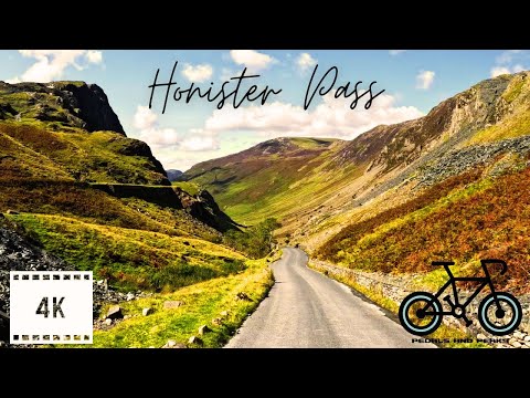 45 Minute Indoor Cycling Video Workout Scenic Lake District Honister Pass UK Garmin 4K