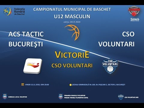 Victorie CSO Voluntari in ACS Tactic Bucuresti - CSO Voluntari (U12 team, 15.11.2019 HD Version)