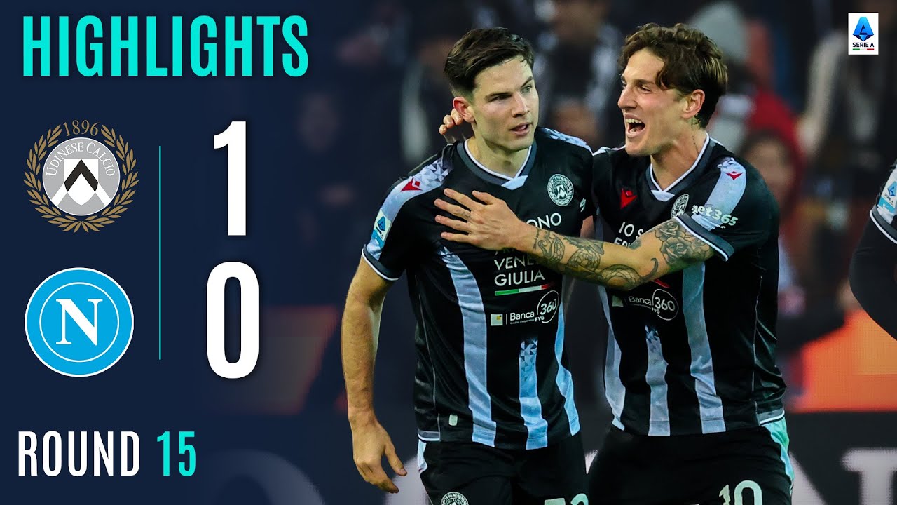 UDINESE-NAPOLI 1-0 | HIGHLIGHTS | Ekkelenkamp wins it after two disallowed goals | SERIE A 2025/26