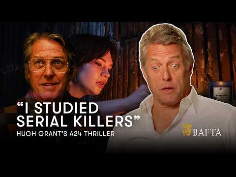 Thumbnail of the video: Hugh Grant was excited to be edgy as "f***ed up" horror villain in Heretic | BAFTA