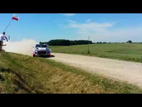 WRC Rally Poland - Hayden Paddon/John Kennard on limit