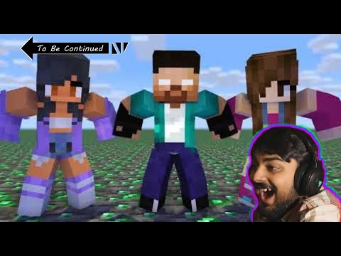 DUN DUN DANCE WITH APHMAU, JULIA, HEROBRINE- MINECRAFT-Mutahar Laugh Minecraft Meme