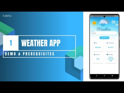 Part 1: Prerequisites | Weather App using Jetpack Compose & Kotlin | Android App Development