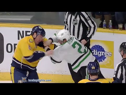 Antoine Roussel vs Shea Weber
