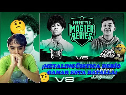 METALINGUÏSTICA DEBÍO GANAR ESTA BATALLA 😥💀| METALINGÜISTICA VS ÉXODO LIRICAL