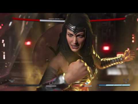 Injustice 2 Wonder Woman Vs Brainiac PS4