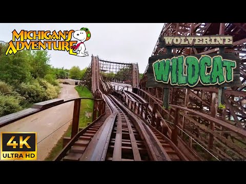 On-ride point of view of Wolverine Wildcat