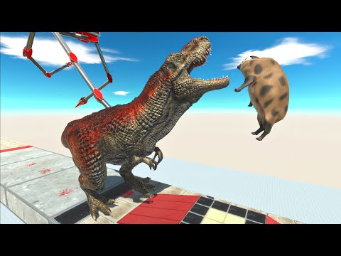 Rotating Steel Tentacle Traps - Animal Revolt Battle Simulator