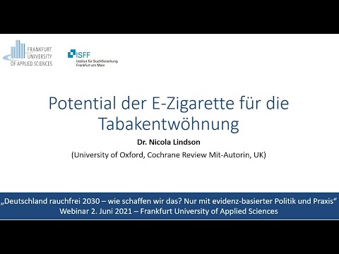 Deutschland rauchfrei 2030/ Germany smokefree – Part 5 – Nicola Lindson
