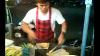 preview picture of video 'street cooking with motorbike DJ thailand island koh chang'