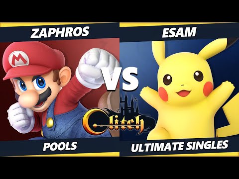 Glitch Konami Code - Zaphros (Mario) Vs. ESAM (Pikachu, Mii Brawler) SSBU Ultimate Tournament