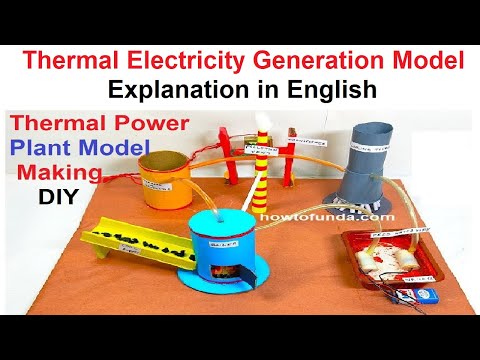 thermal energy heat to electrical energy working model generator science project howtofunda