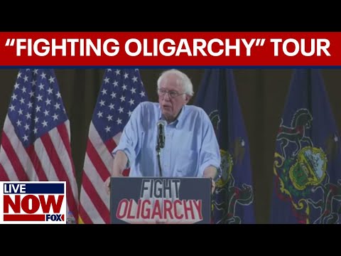 Video | Bernie Sanders visits Bethlehem, PA for "Fighting Oligarchy" tour  | LiveNOW from FOX