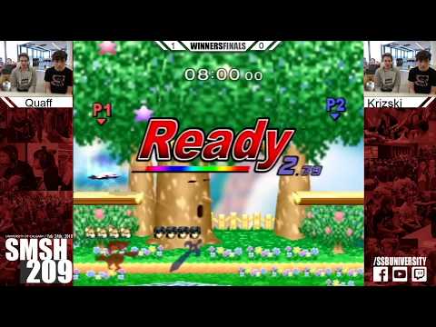 SMSH 209 - Quaff vs. Krizski - Melee Singles WF