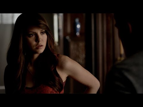 TVD 4x23 - Damon gave the cure to a hunter, Elena is worried about him | HD