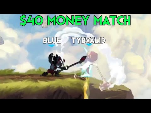 AyoBlue vs Tybvalid - $40 Money Match - Pro Brawlhalla - 2022 - NA - Brawlhalla Show Match #166