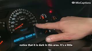 How to determine if the gas gauge stopped working on Silverado.