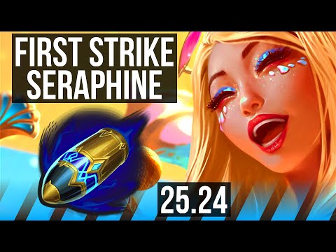 SERAPHINE vs SYNDRA (MID) | 43K damage, 9k gold comeback, First Strike | EUW Master | 25.24