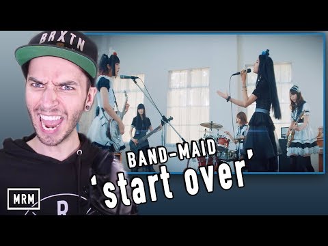 BAND-MAID "start over" Reaction!