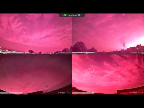 Timelapse do céu - Uma semana em alguns instantes em Santa Catarina - Monte Castelo - 27/04/2026