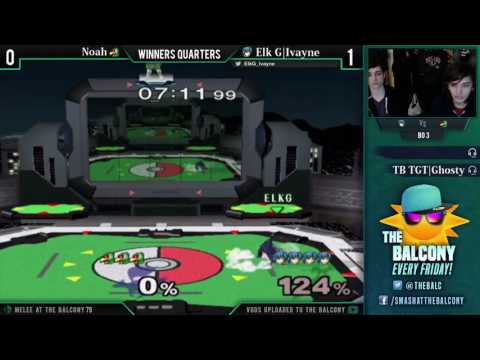 Melee @ the Balcony 79 - Winners Quarters ft. Elk G|Ivayne (Marth) VS PajamaSam (Falco)